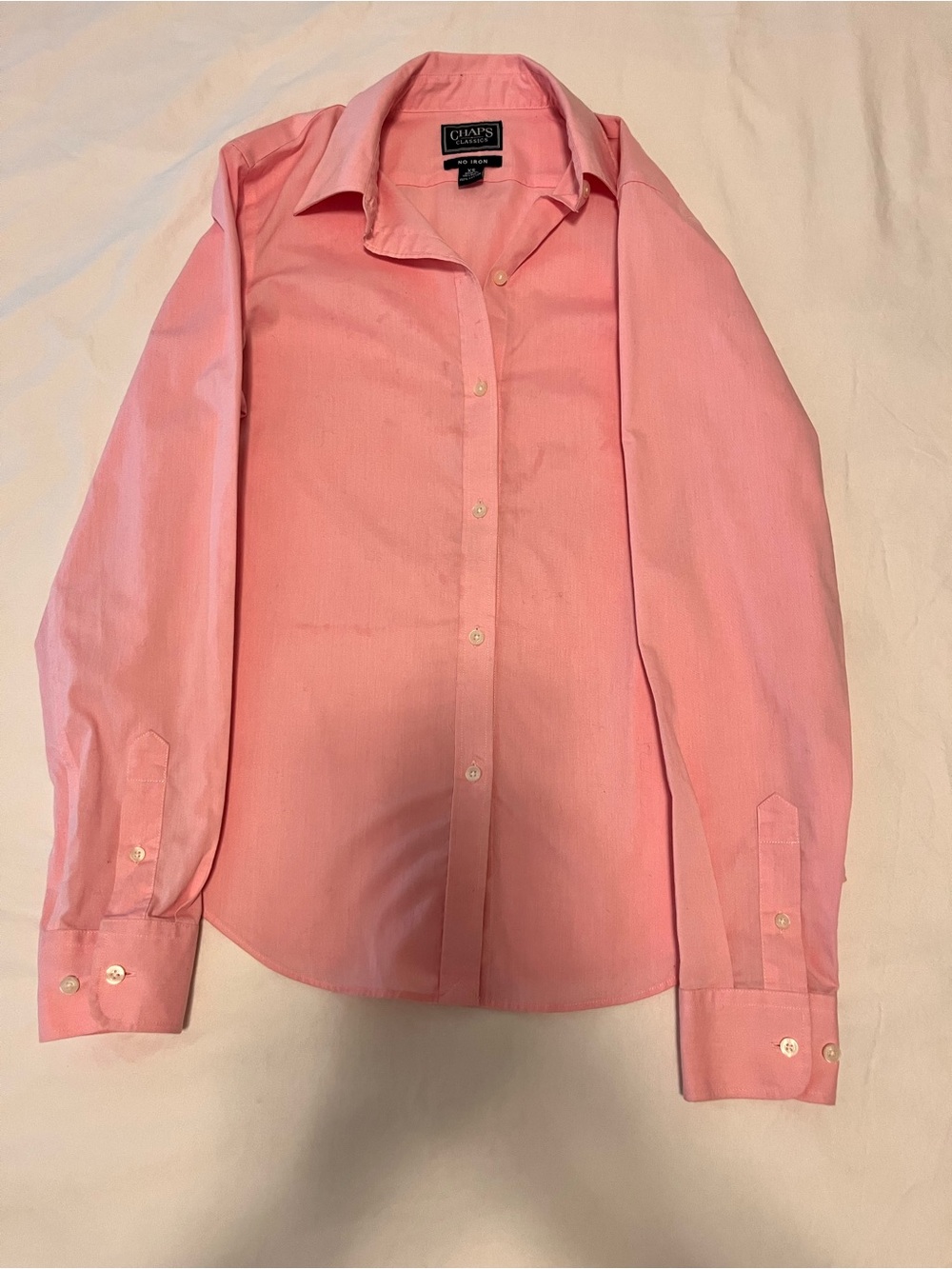 Chaps Women’s Pink Button-Up Dress Shirt